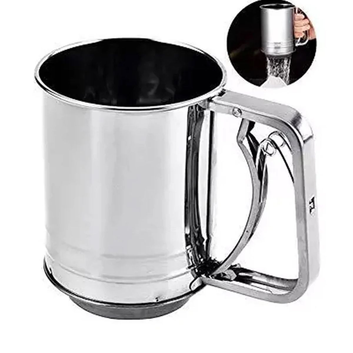 GENERICO - Cernidor de una mano de acero inoxidable