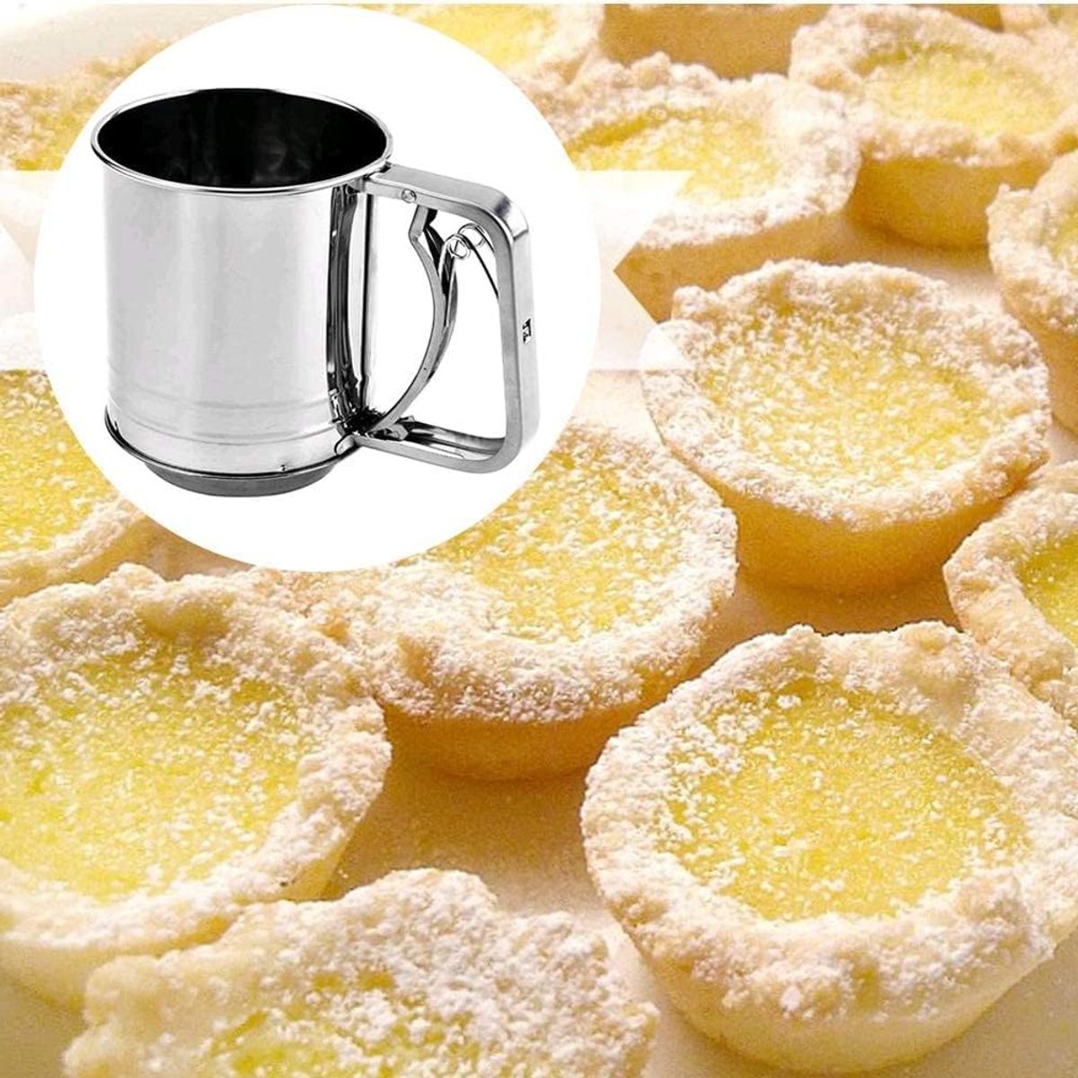 GENERICO - Cernidor de una mano de acero inoxidable