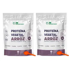 GENERICO - Pack Proteina Arroz Aislada Vegan 2 Kg My Green. Sin Azucar