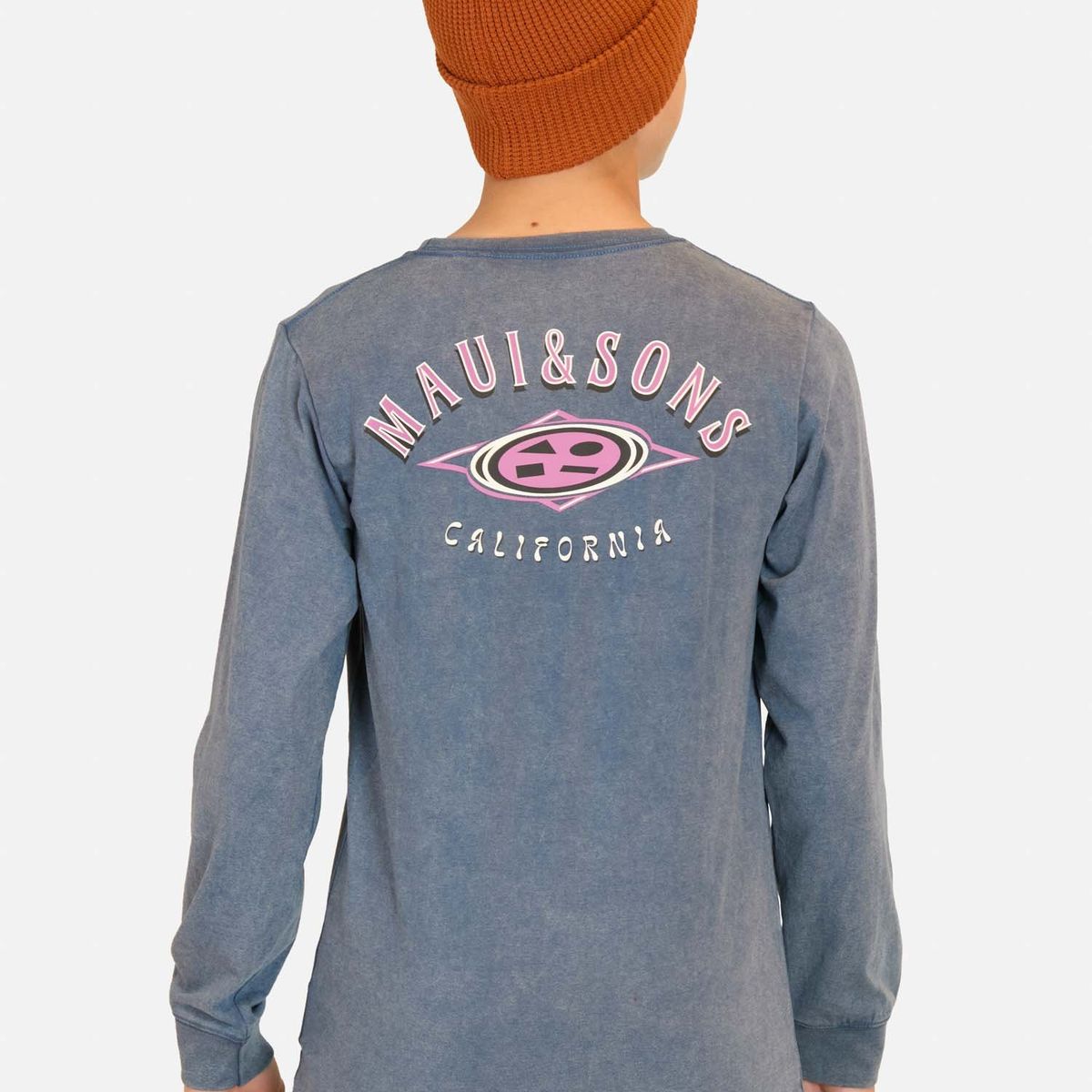 MAUI AND SONS - Polera ML Bamboo Celeste Infantil Maui And Sons - Celeste