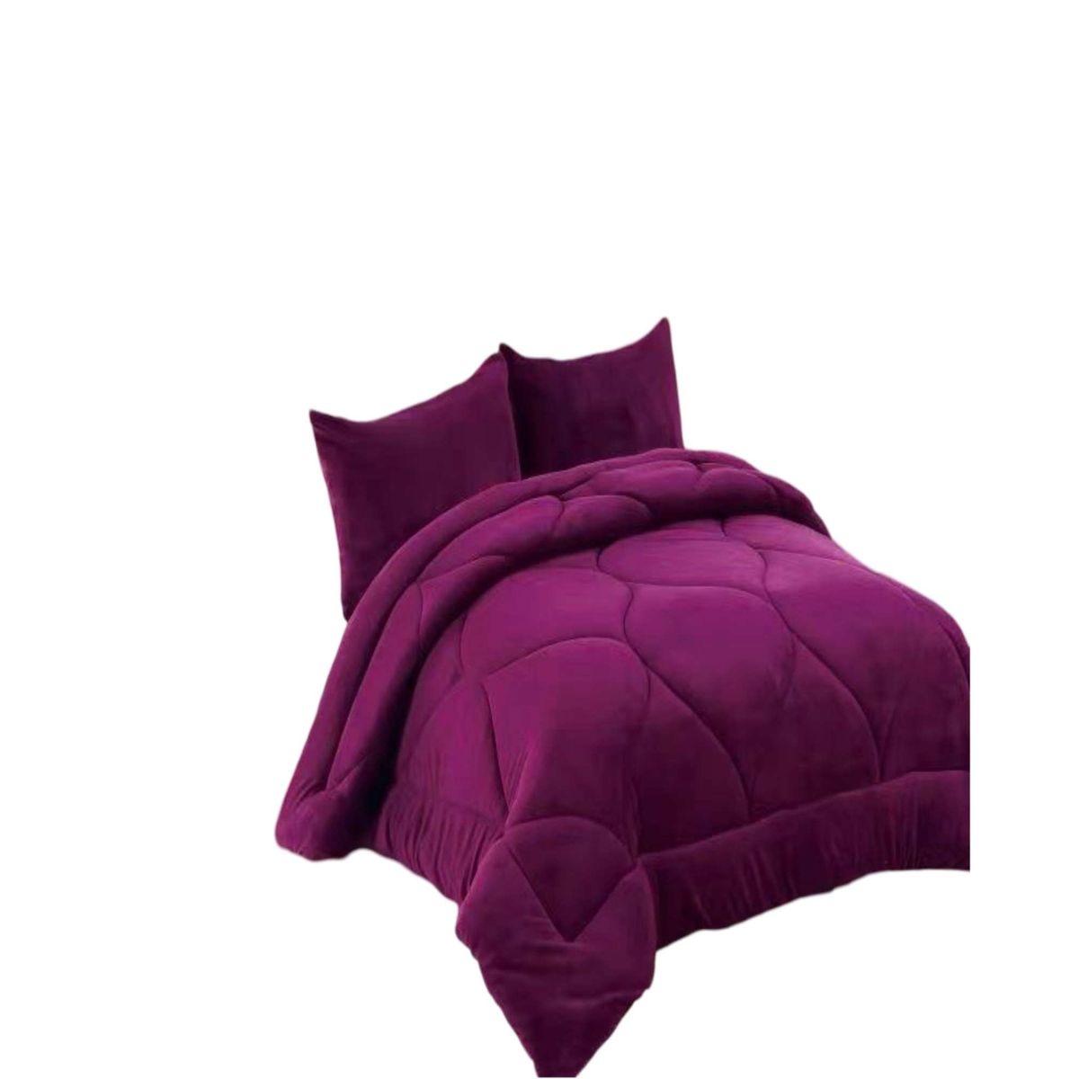 GENERICO - PLUMON DE INVIERNO PLAZA Y MEDIA MORADO