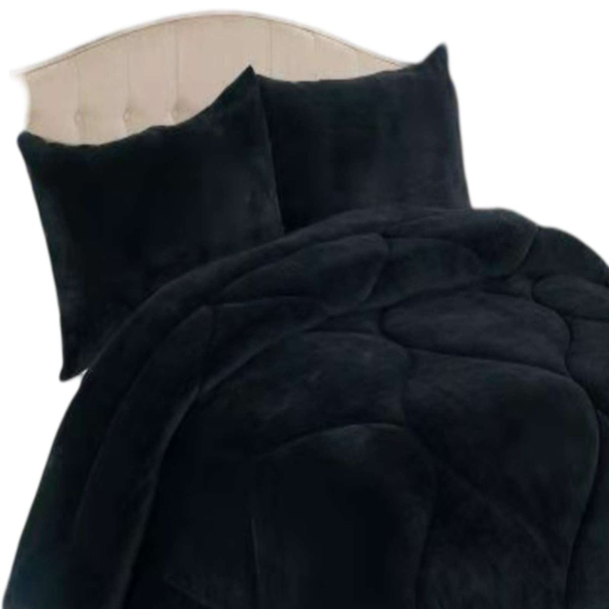 GENERICO - PLUMON DE INVIERNO 2 PLAZAS NEGRO