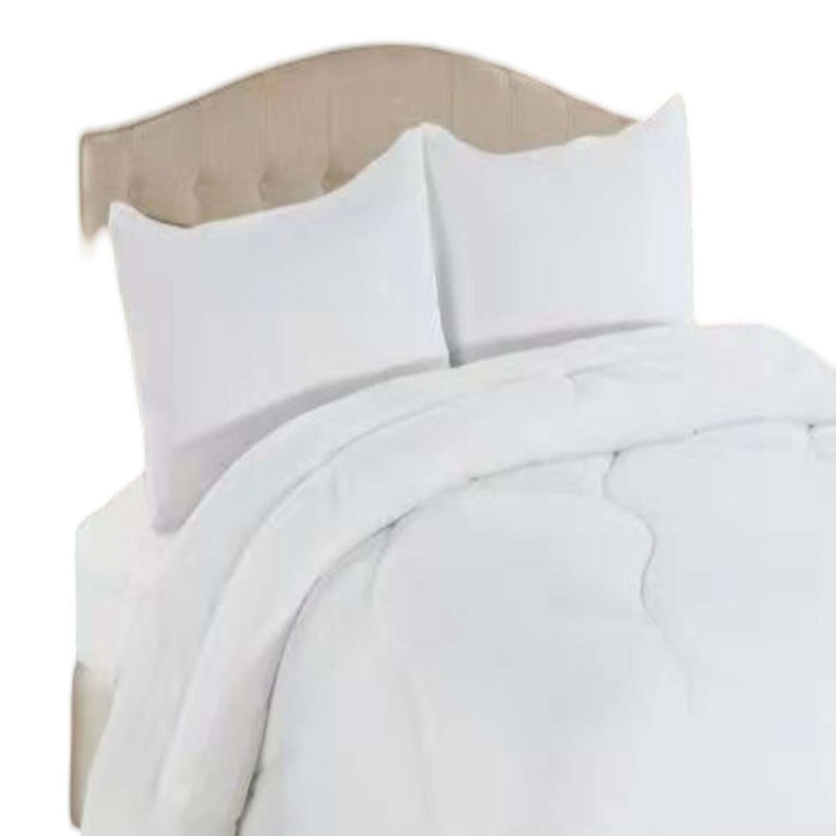 GENERICO - PLUMON DE INVIERNO 2 PLAZAS BLANCO