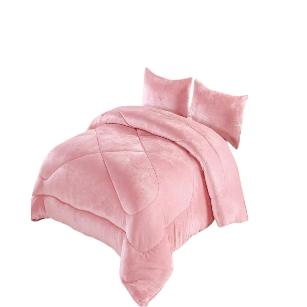 GENERICO - PLUMON DE INVIERNO 2 PLAZAS ROSADO