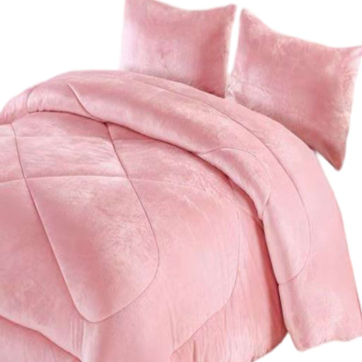 GENERICO - PLUMON DE INVIERNO 2 PLAZAS ROSADO