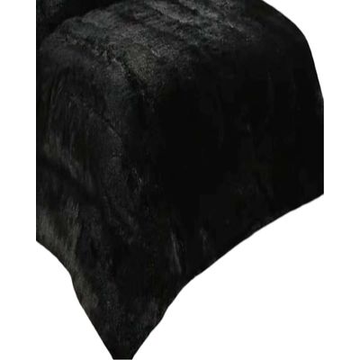 Imagen 2 del producto PLUMON PELUDO PLAZA Y MEDIA NEGRO