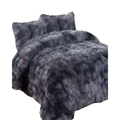 Imagen 2 del producto PLUMON PELUDO 2 PLAZAS GRIS JASPEADO