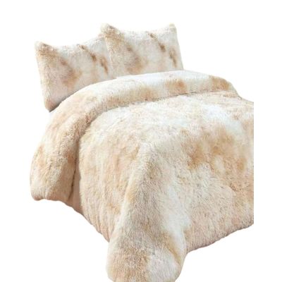 Imagen 2 del producto PLUMON PELUDO 2 PLAZAS BEIGE JASPEADO