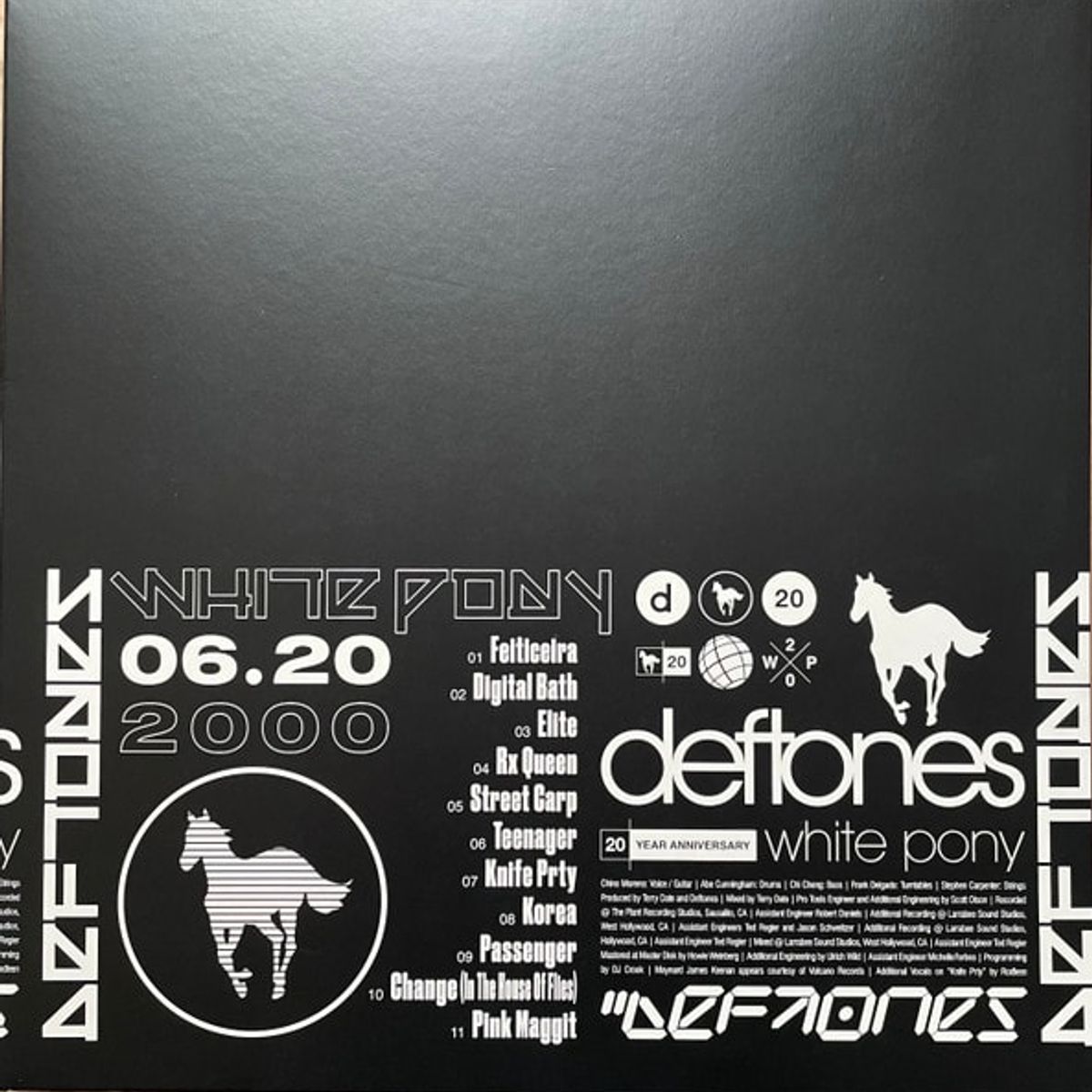 GRUPO LASER DISC - Vinilo deftones white pony 20th aniversary 4lp