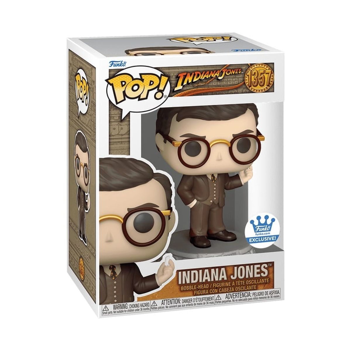FUNKO - Funko Pop Profesor Indiana Jones 1357 Exclusivo