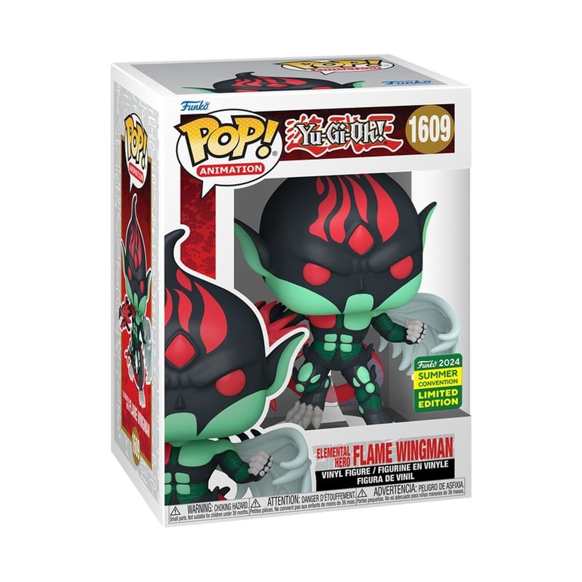 FUNKO - Funko Pop YuGiOh Heroe Elemental De La Llama Wingman 1609