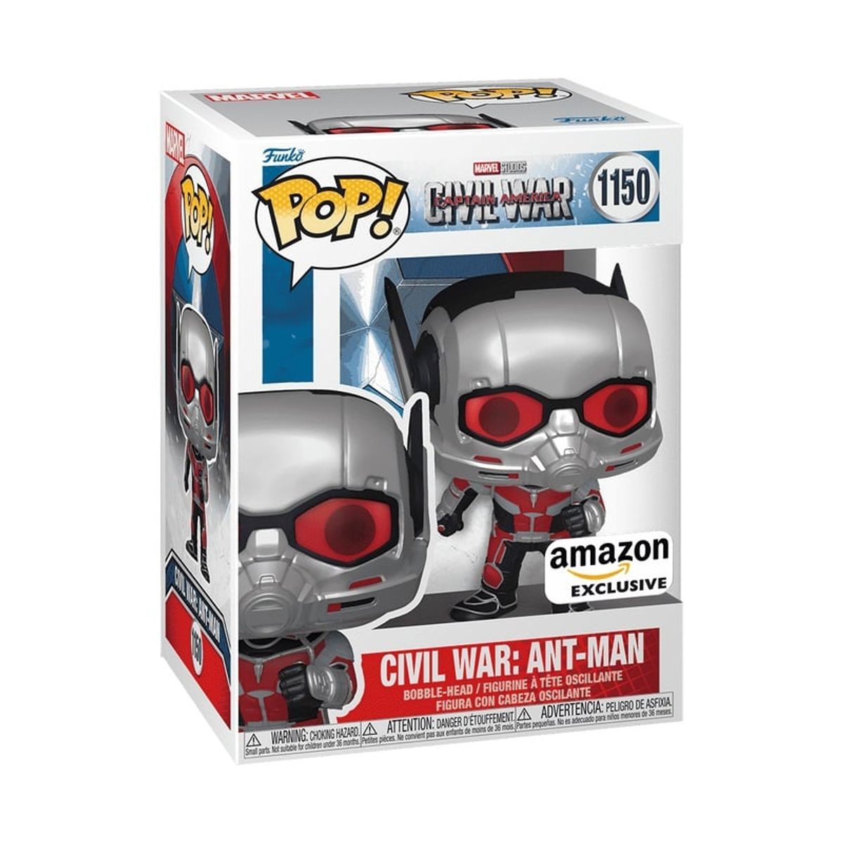 FUNKO - Funko Pop Marvel Ant Man 1150 Exclusivo Amazon