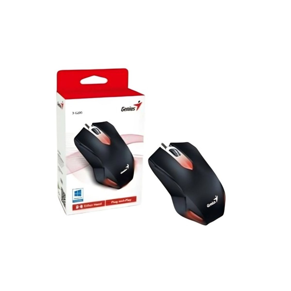 GENIUS - X-G200 MOUSE GENIUS NEGRO GAMING