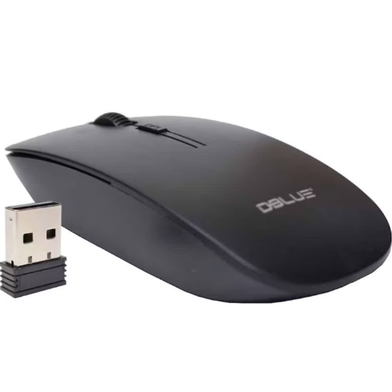 DBLUE - MOUSE INALAMBRICO 24 GHZ 1000 DPI NEGRO DBLUE