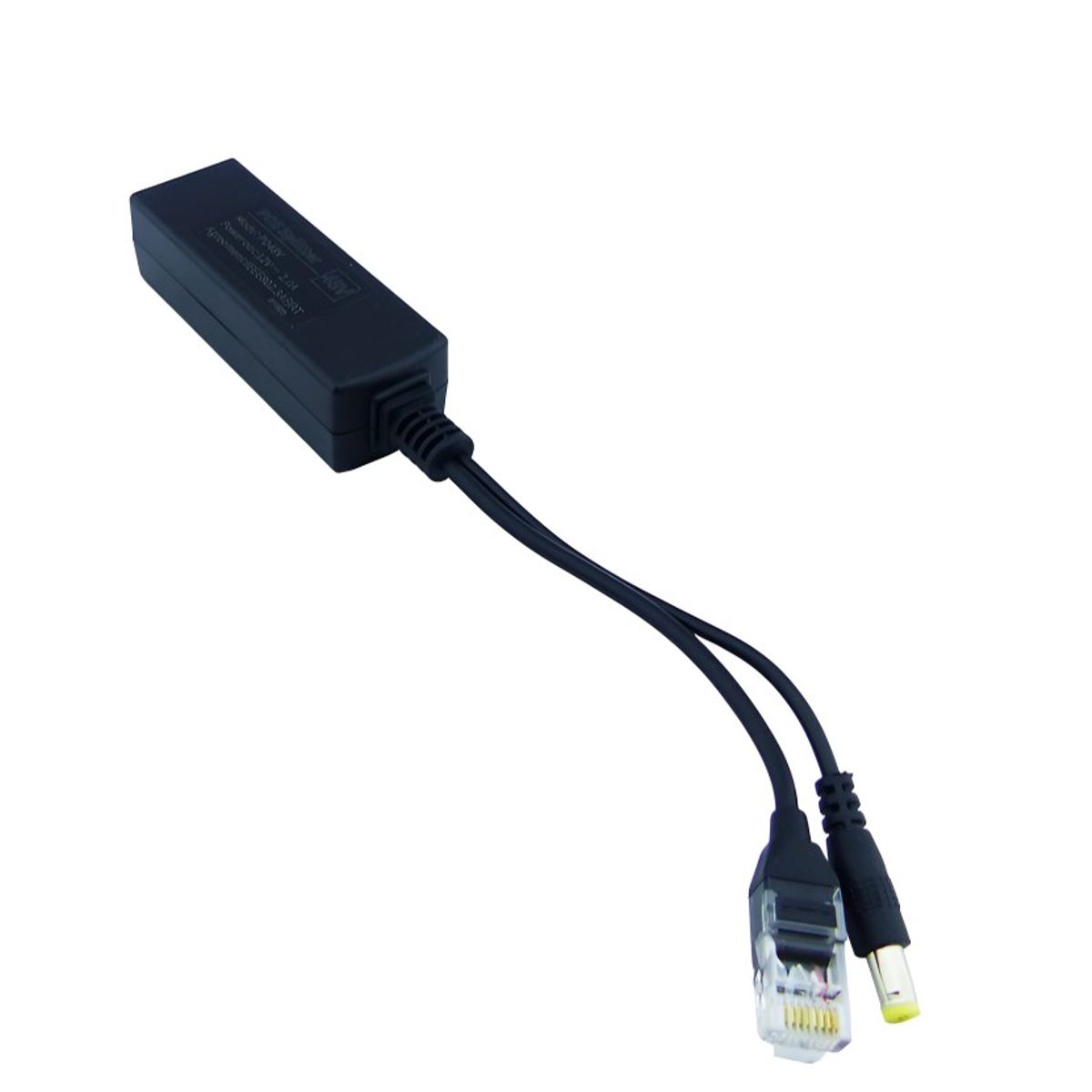 GENERICO - ADAPTADOR POE SPLITER COD151601 48V A 12V MODPD48V 20A NEGRO