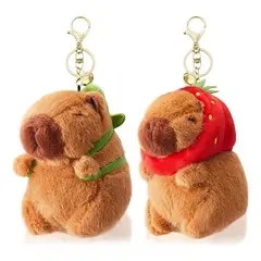 GIOIO - 2 piezas Capibara Regalo Peluche Juguete Llaveros De Moda