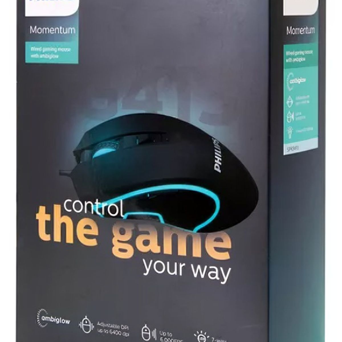 PHILIPS - SPK9413 MOUSE GAMER ALAMBRICO PHILIPS 6 BOTONES