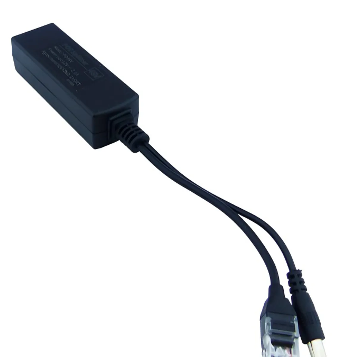 GENERICO - ADAPTADOR POE SPLITER COD151601 48V A 12V MODPD48V 20A NEGRO