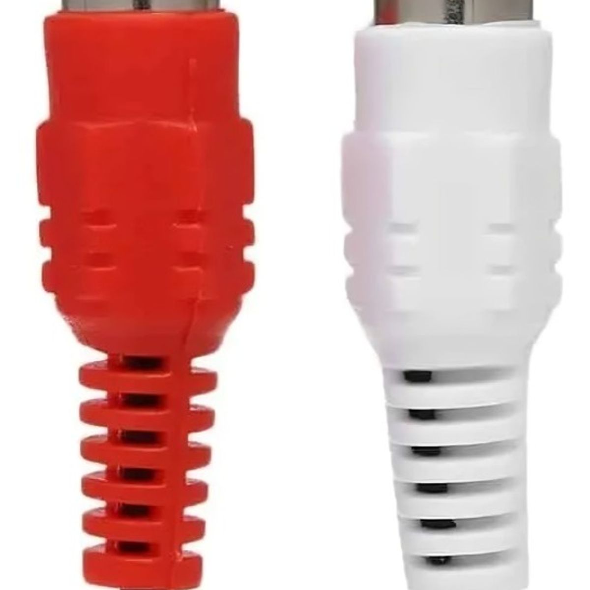 GENERICO - Cable de Audio Hembra 35 a 2 PLUG Blanco Rojo