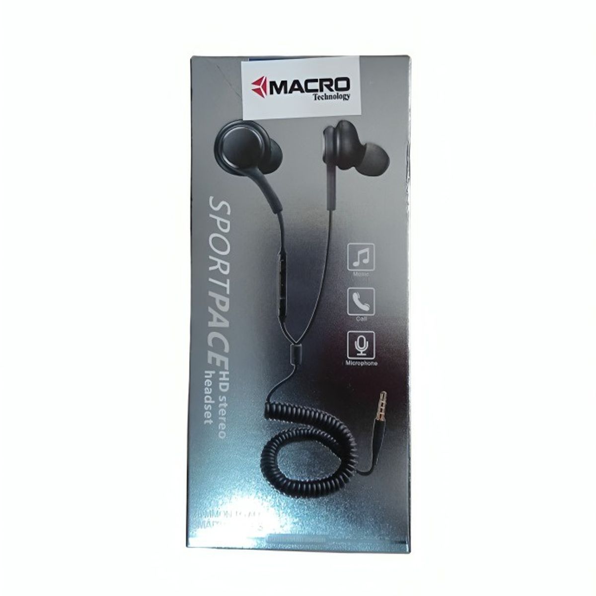 OEM - AUDIFONO SPORT CABLE ESPIRAL coenxion aux 35