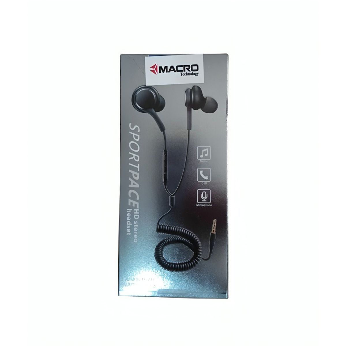 OEM - AUDIFONO SPORT CABLE ESPIRAL coenxion aux 35