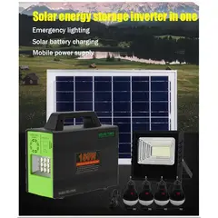 GENERICO - Generador Solar Portátil 150W con Panel Solar de 45W Batería de 160Wh