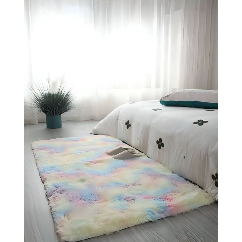 GENERICO - Alfombra Living Dormitorio Suave 240 x 200 cm COLOR UNICORNIO