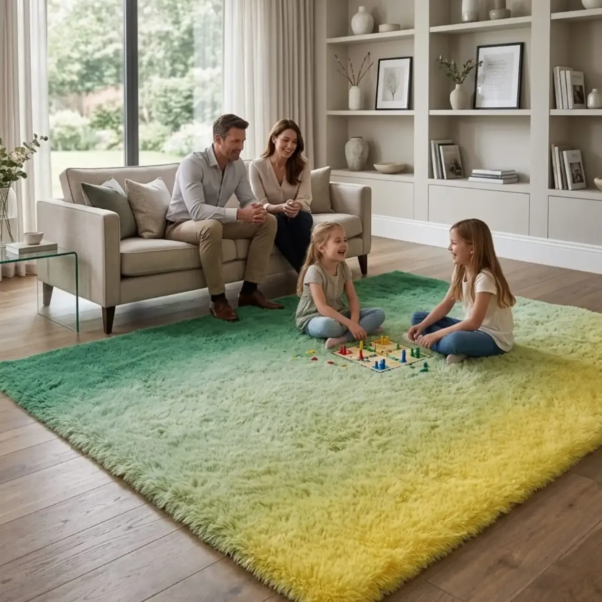 GENERICO - Alfombra Shaggy Peluda Extra Suave VERANO / INVIERNO 300 x 200 cm