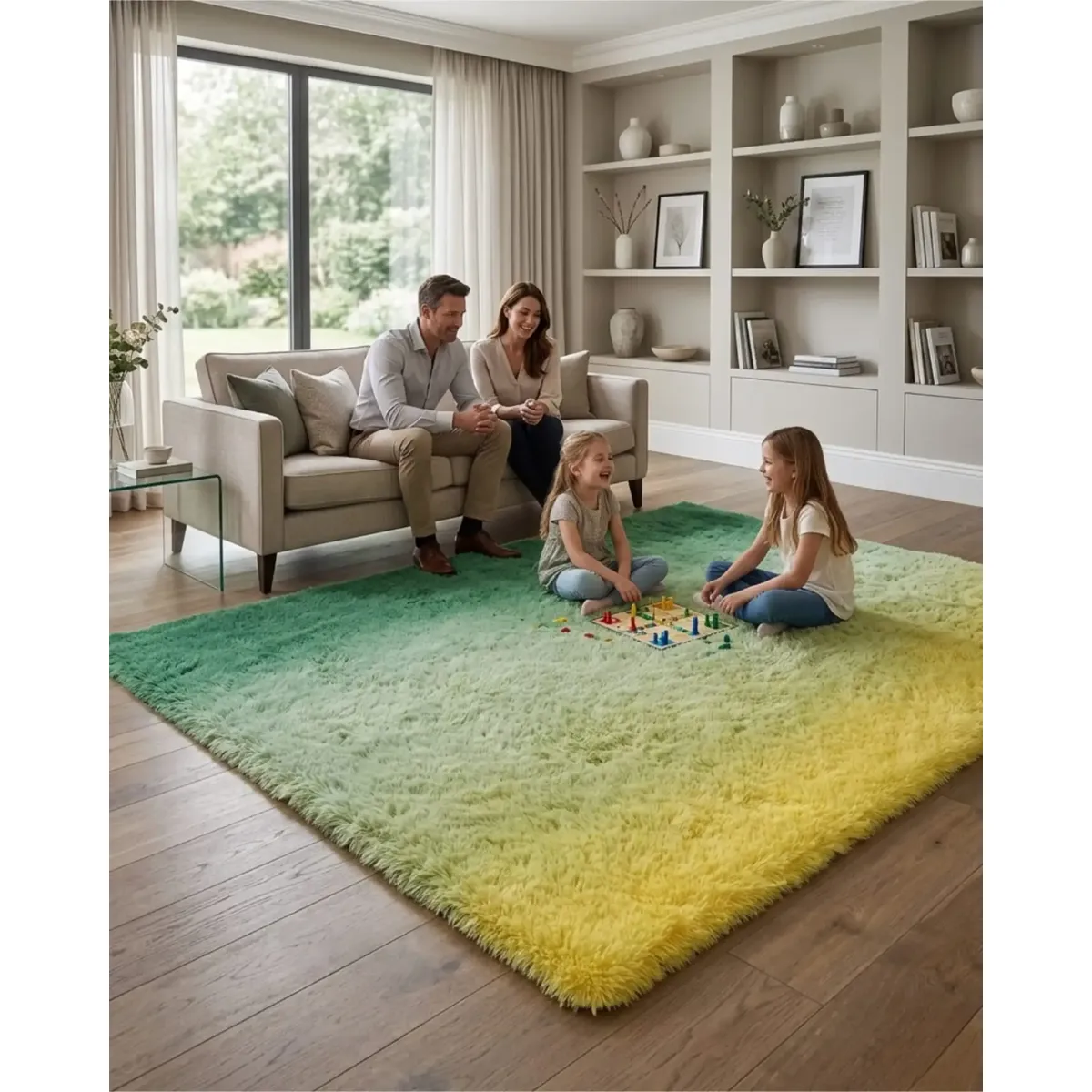 GENERICO - Alfombra Shaggy Peluda Extra Suave VERANO / INVIERNO 300 x 200 cm