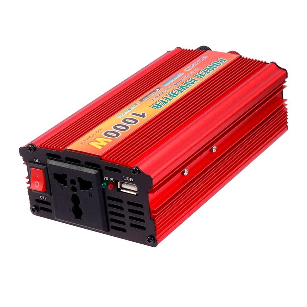 GENERICO - Inversor Convertidor De Corriente De Coche 1000w 12v220v