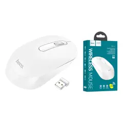 HOCO - Mouse Inalámbrico Platinum Gm14 24g Blanco