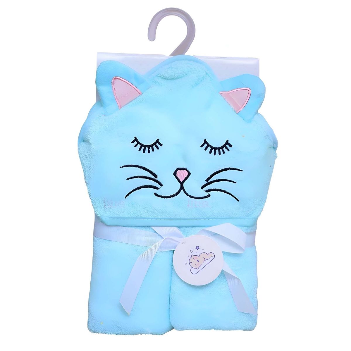 GENERICO - Toallas de baño con capucha para bebé niña 3