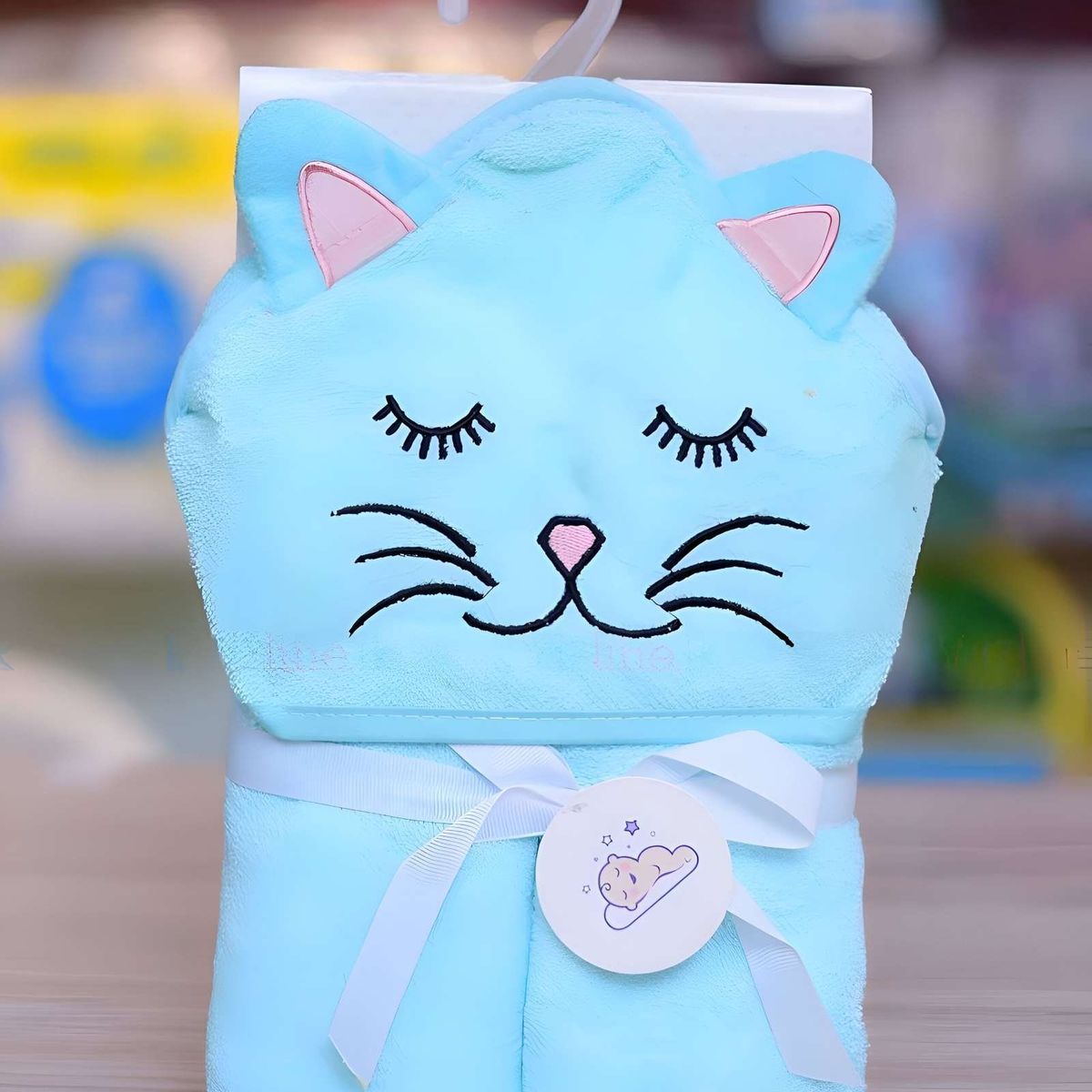 GENERICO - Toallas de baño con capucha para bebé niña 3