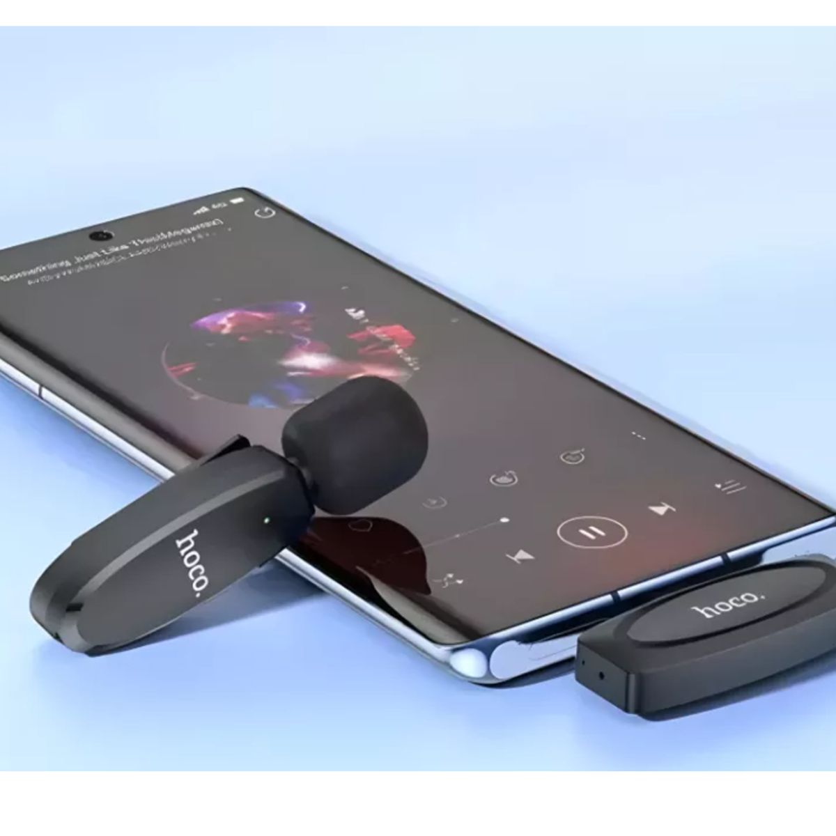 HOCO - Micrófono Inalámbrico Externo Tipo C Negro