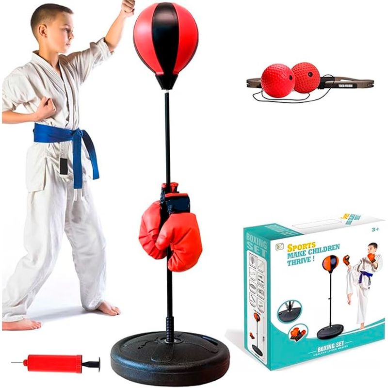 GENERICO - Set De Boxeo Para Niños Con Guantes Y Mini Pelota De Boxeo