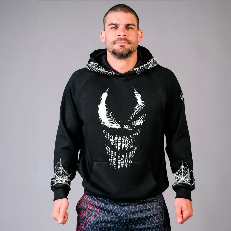 KUSSI COLLECTION - hoodie  Poleron canguro Venom black - Edicion Limitada