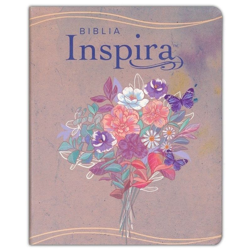 TYNDALE HOUSE PUBLISHERS - Biblia NTV Inspira Acuerela rosa simil piel