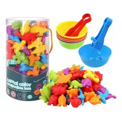 GENERICO - Juguete Clasificación Colores Y Animalitos Montessori 36pcs