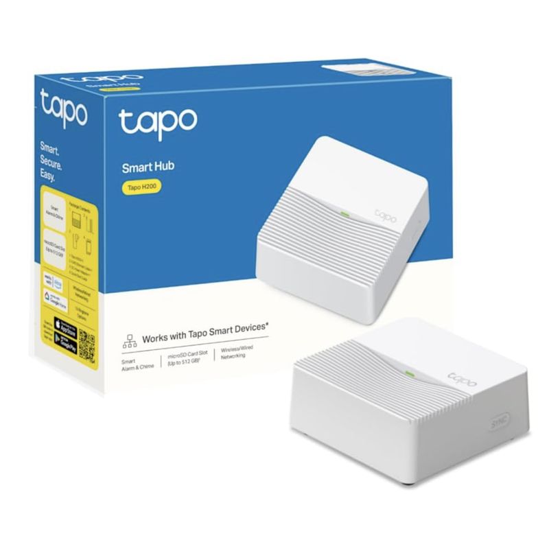 TP LINK - Controlar Gateway Hub Tapo Wi-Fi H200 DVR 256GB Matter Homekit Google