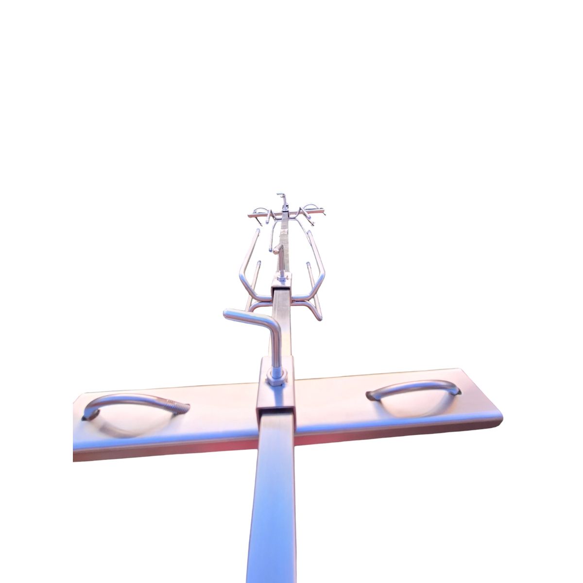 GENERICO - Kit spiedo motor para corderos capacidad 40 kg  largo 130 cm