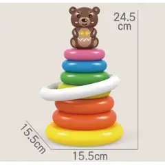 GENERICO - Juego De Exteriores Lanzamiento De Aros Apilables Para Niños