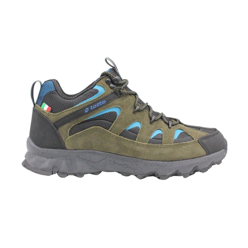 LOTTO - Zapato Outdoor Hombre Lotto - Solaro LC Verde Negro