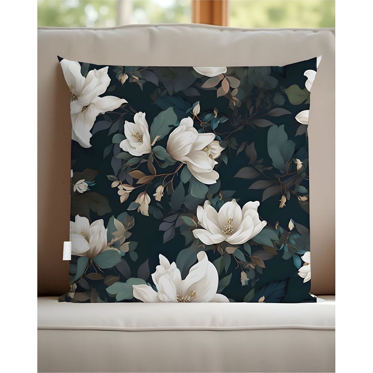 GENERICO - Juego 4 Fundas estampado floreado