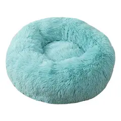 GENERICO - Cama De Felpa 70cm Para Mascotas Ideal Para Invierno Verde