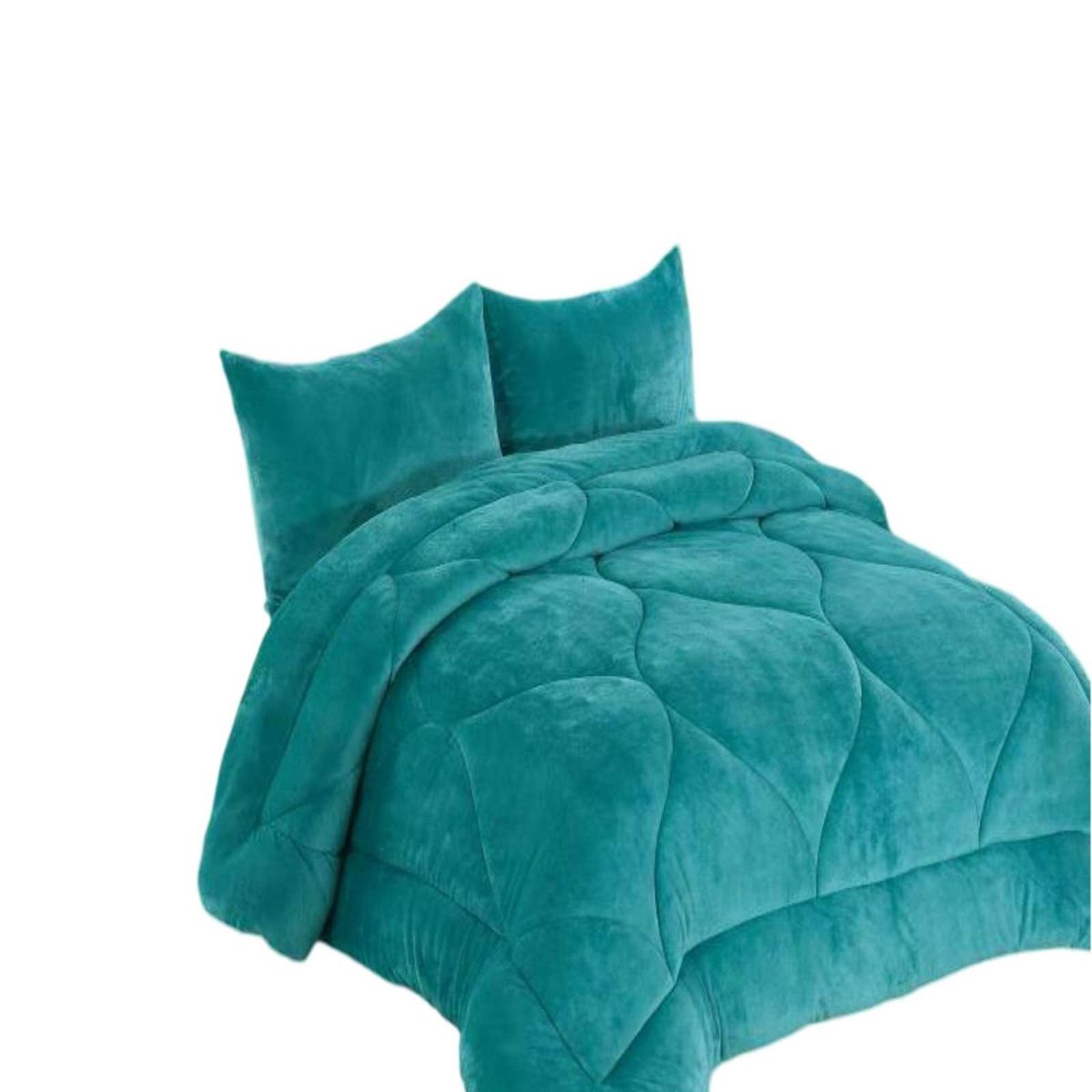 GENERICO - PLUMON CHIPORRO DE INVIERNO 2 PLAZAS TURQUESA