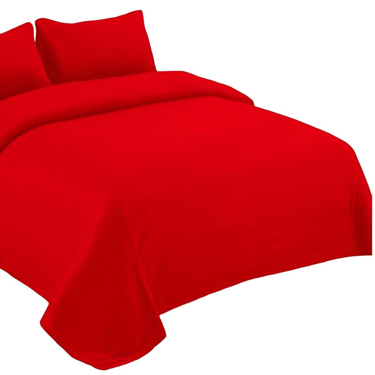 GENERICO - SABANA DE MICROPOLAR 2 PLAZAS ROJO