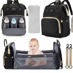 GENERICO - Pack Bolso Pañalera Cuna + Caminador para Bebe