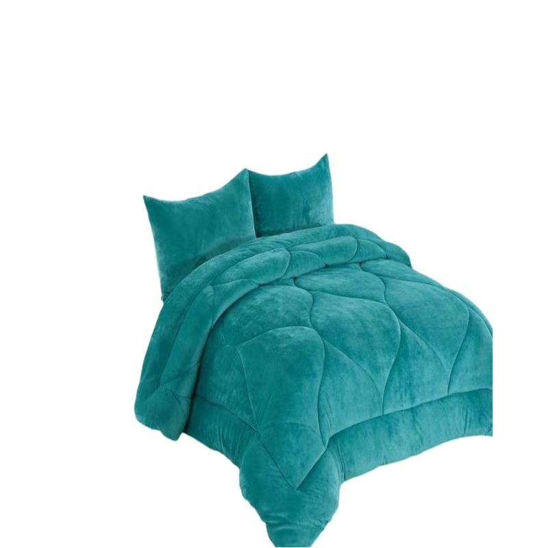 GENERICO - PLUMON CHIPORRO DE INVIERNO 2 PLAZAS TURQUESA