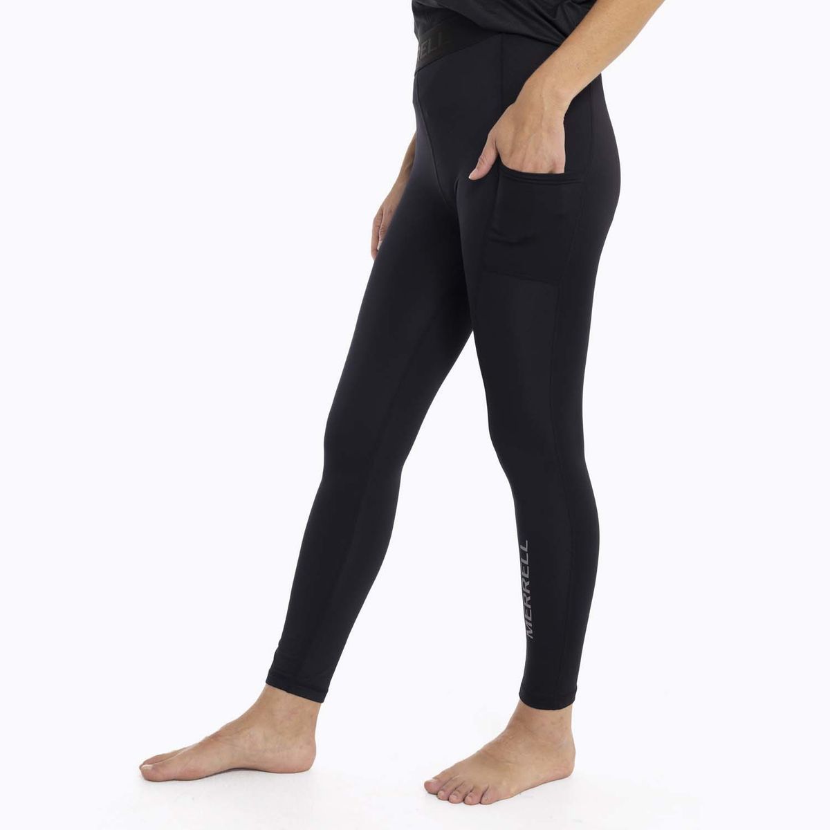 MERRELL - Calza Primera Capa Térmica Mujer W Fleece Negro MERRELL