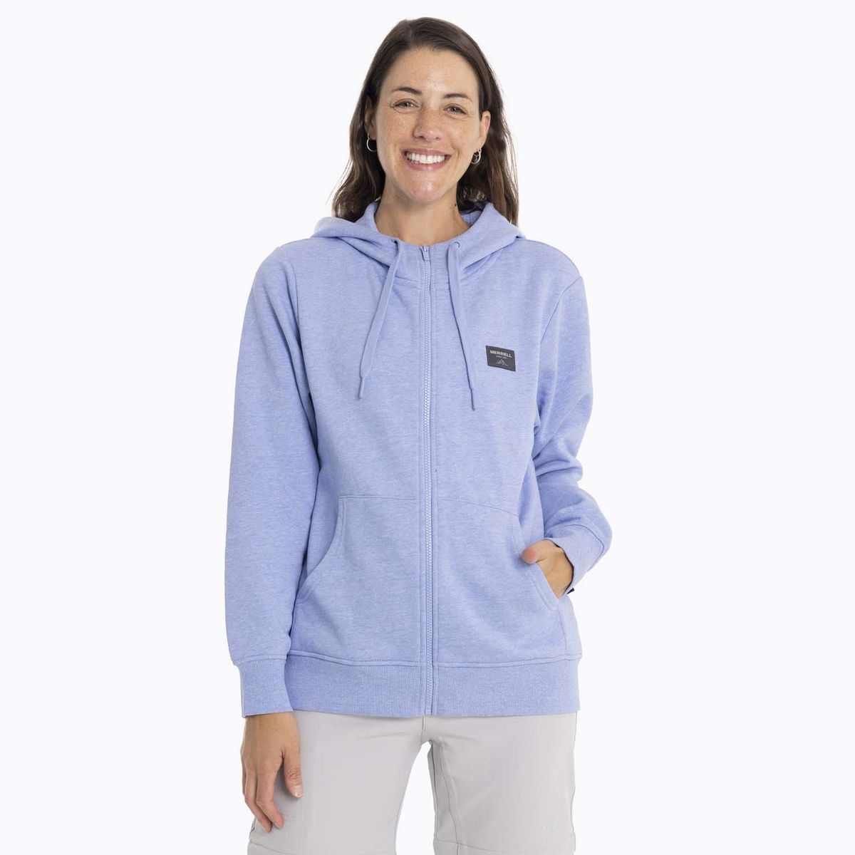 MERRELL - Poleron Mujer Alsek Sweatshirt Celeste MERRELL